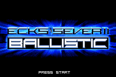Ecks vs Sever II - Ballistic Title Screen